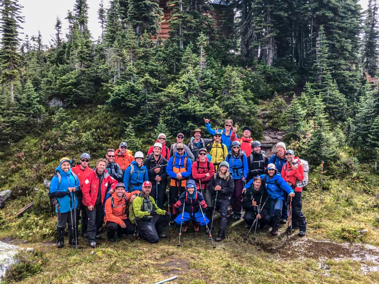CSGA Guide Training Underway at Mike Wiegele Heli-skiing.