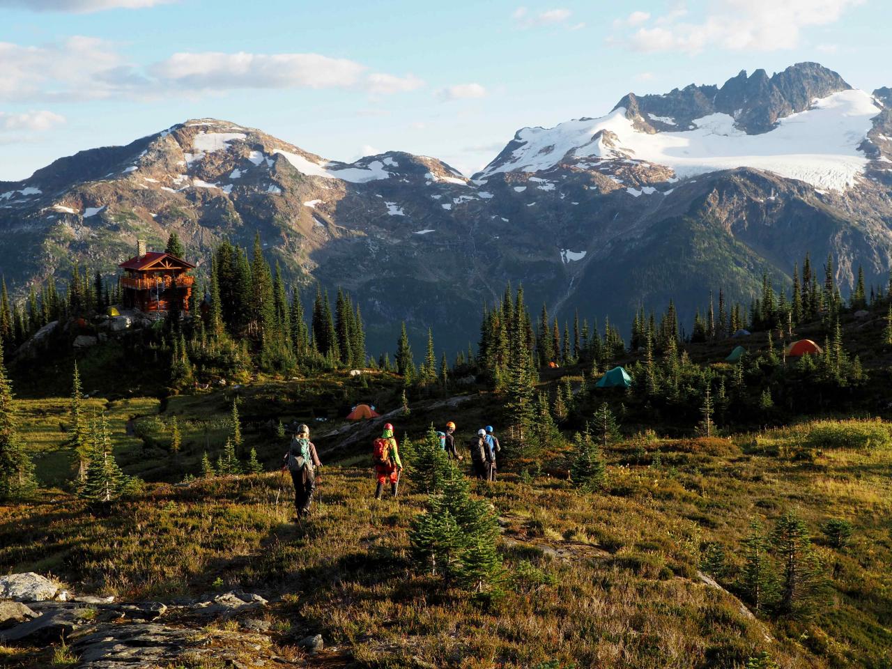 Heli-ski guide training at Mike Wiegele Helicopter Ski Resort