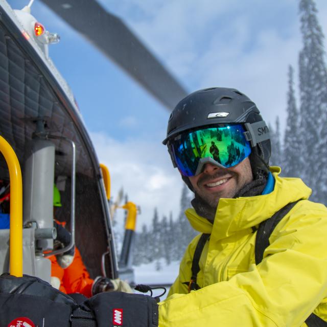 The best powder skiing & snowboarding at Mike Wiegele Heli-skiing Resort in Canada.