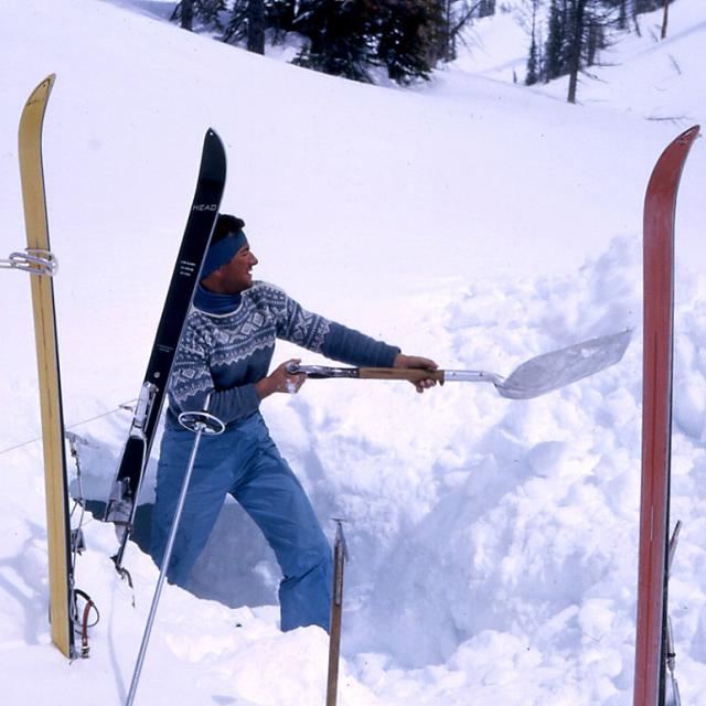 Ski Touring in 1960 with pioneer Mike Wiegele Heli-skiing.