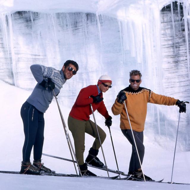 Ski Touring in 1960 with pioneer Mike Wiegele Heli-skiing.